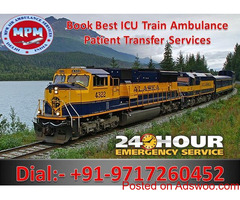 Get MPM Train Ambulance in Patna with ICU Expert Medical Team