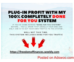 Discover A Complete Done For You Affiliate System Including Done For You Traffi