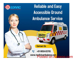 The Most Reliable and Easy Accessible Ground Ambulance Service in Kankarbagh, Patna by Medivic