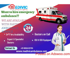 Hire the Advance Care Patient Transportation Service from Gaya, Bihar by Medivic Ambulance