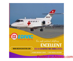 Hire the High-Class Air Ambulance Services in Jamshedpur with Unique Medical System by Medivic