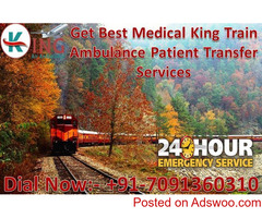 Get Best and Affordable Train Ambulance Facilities in Patna by King Ambulance