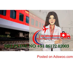 Well-equipped and Hi-class Train Ambulance Service from Patna | ANSH