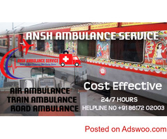 Hire your Ambulance Service from Patna at a flat price | ANSH