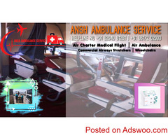 Use Best Mode of MED Care Air Ambulance Service in Patna | ANSH