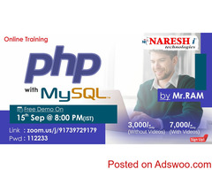 Attend Free Online Demo On PHP MySQL- Naresh IT