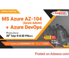 MS Azure AZ-104 (Azure Admin)+Azure DevOps Online Training in Texas