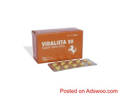 Buy vidalista 20mg Tablets| Tadalafil 20mg