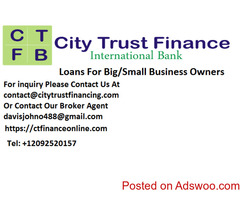 LOANS FOR BIG/SMALL BUSINESS OWNERS