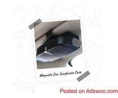 Magnetic Car Sunglasses Case