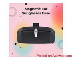 Magnetic Car Sunglasses Case