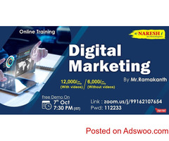 Attend Free Demo On Digital Marketing by Mr. Ramakanth in Hyderabad