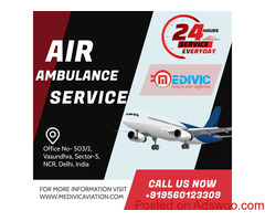 Avail the Spectacular Medivic Aviation Air Ambulance in Chennai with Medical Care