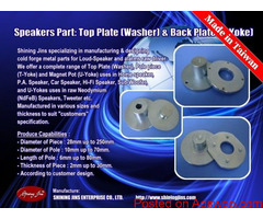Speaker Parts T-Yokes and Washers Made in Taiwan