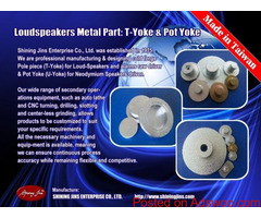 Speaker Parts T-Yokes and Washers Made in Taiwan