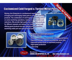Custom fasteners,bolts and rivets - Cold Forged precision metal parts made in Taiwan