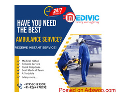 Medivic Aviation Air Ambulance Service in Dehradun with Imperative Help for Cautious Shifting