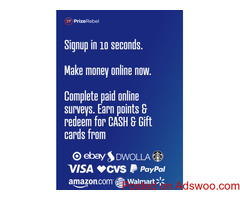 Prize Rebel is one of the best sites on net to find to make cash/giftcards