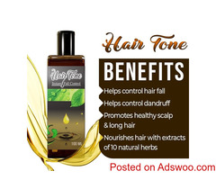 Hair Tone Ayurvedic Amla and Bhringraj Hair Oil for Men and Women – Hair Growth Oil
