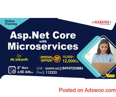 Attend Free Online Demo On Asp.Net Core with Microservices by Mr. Srikanth in Hyderabad