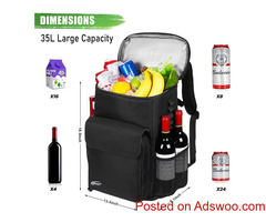 Cooler Backpack 35 Cans Leakproof Cooler Bag 35L Waterproof