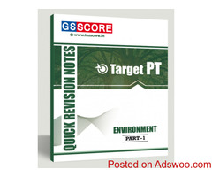 UPSC Study Material of Environment for IAS Prelims Exam: Target PT 2021