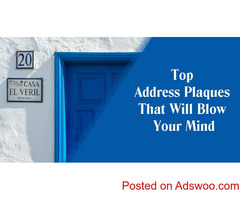 Top Address Plaques That Will Blow Your Mind