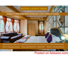 Hotel in Gangtok , Kalimpong, Dooars, Silk Route,Lachen , Kalimpong & Lachung 9163927799