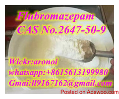Manufacturer's Supply Flubromazepam CAS 2647-50-9 whatsapp:+8615613199980