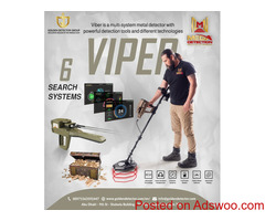 Viber multi-system metal detector 6 search systems for buried treasures