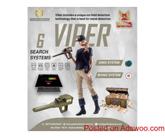 Viber multi-system metal detector 6 search systems for buried treasures