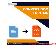 Click and Convert DOCX  into HTML with DOCX - HTML Converter