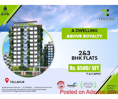 2BHK Flats For Sale in Tellapur | Tripura Constructions
