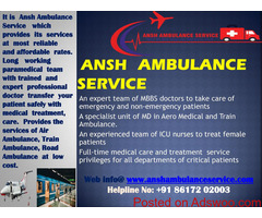 Get Train Ambulance Service from Guwahati at quality and affordable rates