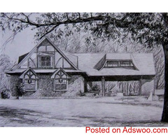 Psychic Artist: Will Draw Your Future House (12 hr delivery) via email