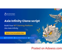 Axie Infinity Clone Script - Build your NFT gaming platform like Axie Infinity