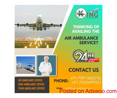 King Air Ambulance in Mumbai-High-Stander Medical Facility