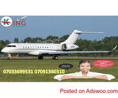 Pick Top-Level Air Ambulance in Bhopal-High Stander ICU Facility