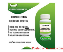 Creseton Natural Treatment for Bronchiectasis
