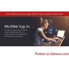 mcafee login