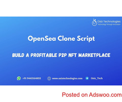OpenSea Clone script - Create A Revenue Gaining NFT Marketplace