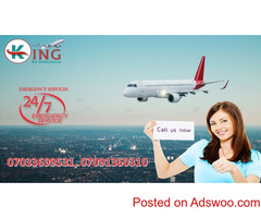 Reliable Patient Transfer Air Ambulance in Delhi by King at Affordable Cost