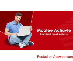 Installing powerful Antivirus software  -  mcafee.com/activate