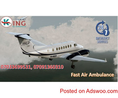 Book Hassle-Free Patient Transfer Air Ambulance in Sri Nagar by King