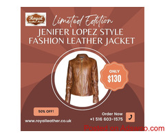 JENIFER LOPEZ STYLE FASHION LEATHER JACKET