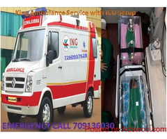 Avail  King Ambulance Service in Varanasi - Prompt Medical Service