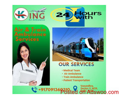 Journey to the Medical Facility Covered with Caution by King Train Ambulance in Ranchi