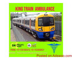 Take Superb Train Ambulance Service in Ranchi with Medical Tool by King