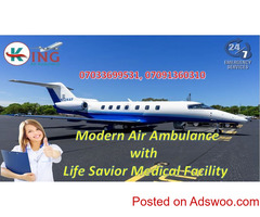 Hire Paramount Air Ambulance in Kolkata with Medical Tool