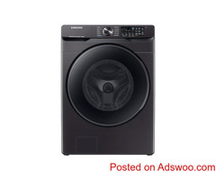 Shop Samsung Smart Front Load Washer with Super Speed in Black Stainless Steel